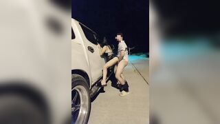Xuống xe đụ em người yêu trên cao tốc trung lương TPHCM cho nó chất.
