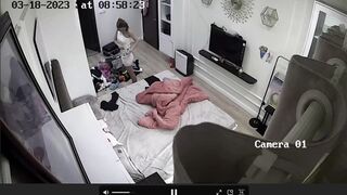 hack cam phòng ngủ mấy bé loli vú to tròn thay đồ - phần 3