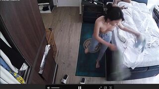 hack cam phòng ngủ mấy bé loli vú to tròn thay đồ - phần 4