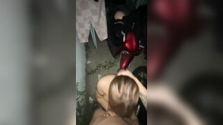 trong phòng nóng quá lôi em ny ra sân dãy trọ chịch - phần 1