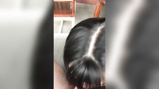 Tui đã bắt cô gái răng khểnh bú cu xuất tinh đầy miệng