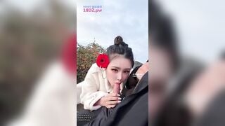 E gái xinh Vú to, Ra nơi công cộng khoe vú, Bú Cu cho người lạ Lút Cán Xuất Tinh vào