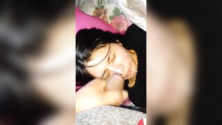 Xuất tinh đầy mặt em họ dâm,ko cho sẽ méc ba mẹ nó trốn học đụ tập thể với bạn.