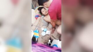 Đụ vội vàng vợ trẻ mới cưới của thằng khác, đụ thật nhanh vì nó sắp về.
