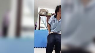 Teen non tơ mới nhú trường Võ Thị Sáu tập tành show dáng - 2 (Teen,loli)