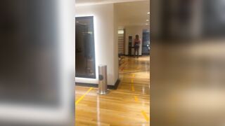 Gorgeous Blonde PAWG Slut Giving a Blowjob and gets Fucked by a Stranger in the Gym B