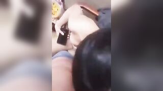 Dụ dỗ gái ngoan mình dây vú bự về phòng học sinh lí