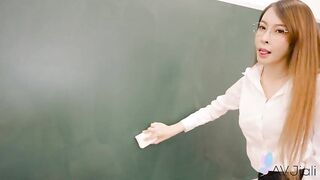 Cô gia sư lớp học Trung Quốc, Khiêu Dâm Loli mình dây Nứng cặc vcl ra