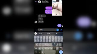 vừa chịch vừa call cho thằng bạn thân xem ké