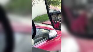 (Hot) Em thư ký lồn múp ko lông bú cu cho anh giám đốc khi đi trên xe