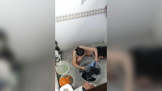 Cận cảnh dì em đầy lông