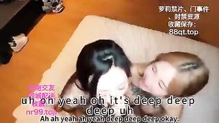 2 em gái Gái Châu Á cho anh Tây Đen cu To địt