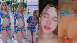 Gạ được em gái mặc bikini đi khách sạn chơi lỗ đít