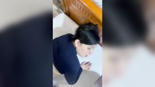 Anh không ở nhà là tranh thủ địt chị dâu bắn tinh đầy mồm cho uống dâm đãng