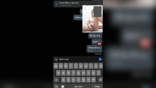 Quỳnh Mai 2k10 học về chưa kịp cởi áo đã trốn vào wc call sex