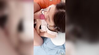 Vừa nghe điện thoại bạn trai, Vừa Sục Cu Thg bạn thân Loli bú cu