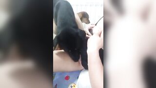 Chị gái dâm lồn múp cho cho liếm sữa dâm đãng