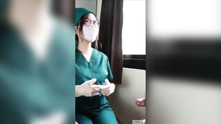 Đi kiểm tra tinh trùng, gạ địt luôn em y tá dâm đãng