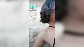 Rosababyvip, Ra Bãi Biển Gạ Tây Bóp Vú, Public Móc lồn Bắn nước thủ dâm live sex
