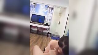 Vừa cưới xong cj vợ chơi chơi còn quay clip gửi chồng xem