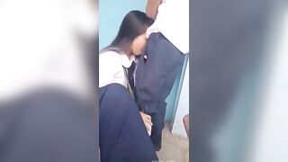 2 EM HS MỚI LỚN, TẬP TÀNH BÚ CU