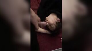 E crush say đưa về mà ko dám chịch, ngồi nhìn xong thủ dâm bắn tinh lên mặt nó