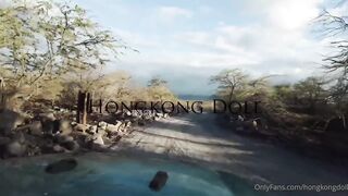 Cuối năm em gái xinh được đi biển cùng anh trai nuôi