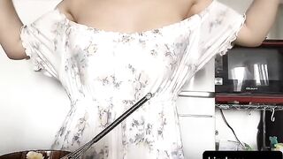Nứng lồn khi nấu ăn