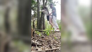 Chịch nhau trong rừng vừa thổi kèn vừa run vì sướng