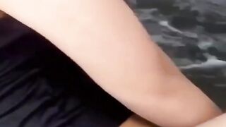Clip Sex Nện tình nhân xinh đẹp mông to ngoài bãi biển siêu dâm
