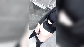 Quỳnh Chi đi Học, Mặc Legging vào WC Show Vú Loli lồn rậm Chát Sex, Khoe Vú Lồn rậm