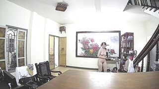 hack cam em hàng xóm sinh viên vú to cởi chuồng đi khắp nhà - phần 3