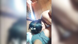 Ông cậu đi làm rẫy thằng cháu sang nhà đụ nhau với bà mở cuồn nhiệt