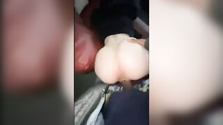 Bờ mông căng Châu Á bị giã bởi tây đen