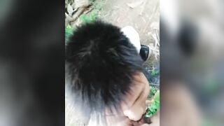 Cu em mới lớn bị mẹ kế mang ra đồng cho bú lồn rồi địt