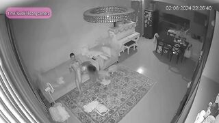 Hack cam vợ chồng địt nhau ở sofa
