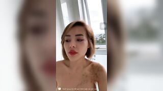 Ngân 98 live mà mặc quả bikini xuyên thấu nhìn nứng vl