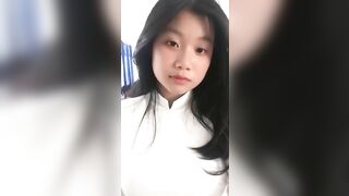 Clip Sex Áo dài kính cận , combo hủy diệt mọi con cặc của người đàn ông