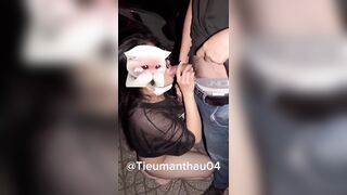 Nữa đêm ra đường đụng phải em loli dâm đãng lột đồ cho a ngắm gạ a cho bú cu public