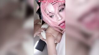Theo chân gái xinh Cosplay, Về nhà được Bóp vú, Lút cán Djt lồn ko lông nhiều nước