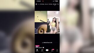 Trả kèo tiktok, Cạ Lồn trên live