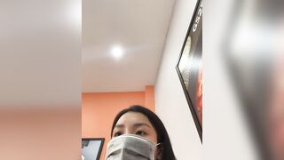 Phòng live của em nhân viên văn phòng Mina-Mi siêu dâm chuyên show hàng ở quán cf #4
