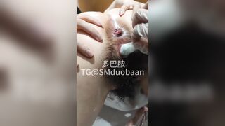 Bắt Con bạn Lồn Rậm banh lồn, Nhét tay chân vào Lồn, Thủ dâm rên rỉ quay video
