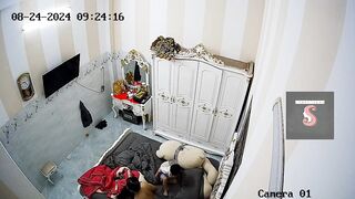 Chồng check camera thấy vợ chu lồn cho sếp đụ 3