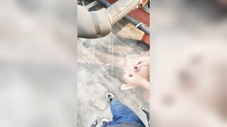 Lần đầu dắt chó cái dâm ra ngoài chơi public cực sướng #2