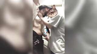 lén lút cho em học sinh bú cu trong phòng photobut
