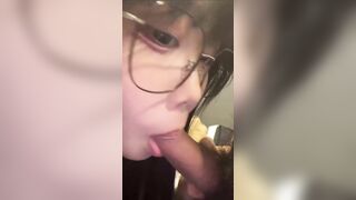Gạ gẫm Teen Sinh viên Loli kính cận Bú liếm cu mà ko dám djt nhau
