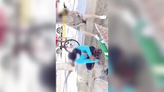 Gái dâm thích ra đường phô dâm rồi gạ tình mấy ông già nghèo neo đơn P3