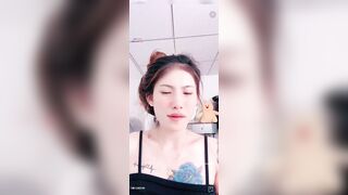 Phòng live của em idol tiktok Huỳnh Bảo Trân vú bự,gái miền Tây giọng ngọt dễ sợ #2