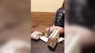 Nứng ở quán cà phê,thủ dâm bóp vú xin anh chủ quán chịch cho bớt nứng p1